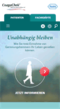 Mobile Screenshot of coaguchek.de